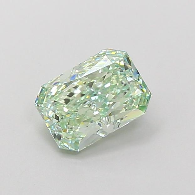 1.20 Ct. Fancy Vivid Green Radiant Lab Grown Diamond