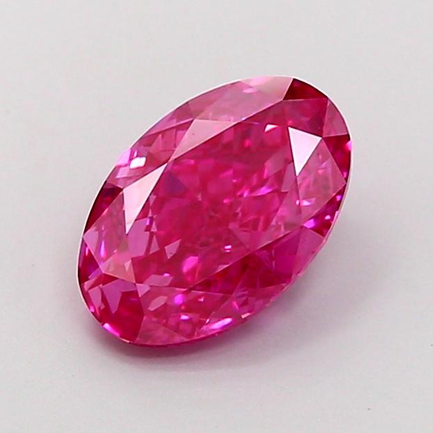2.05 Ct. Fancy Vivid Pink Oval Lab Grown Diamond