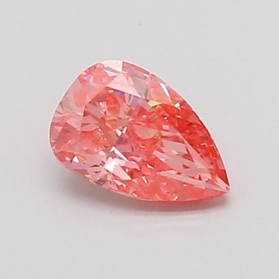 0.58 Ct. Fancy Vivid Pink Pear Lab Grown Diamond
