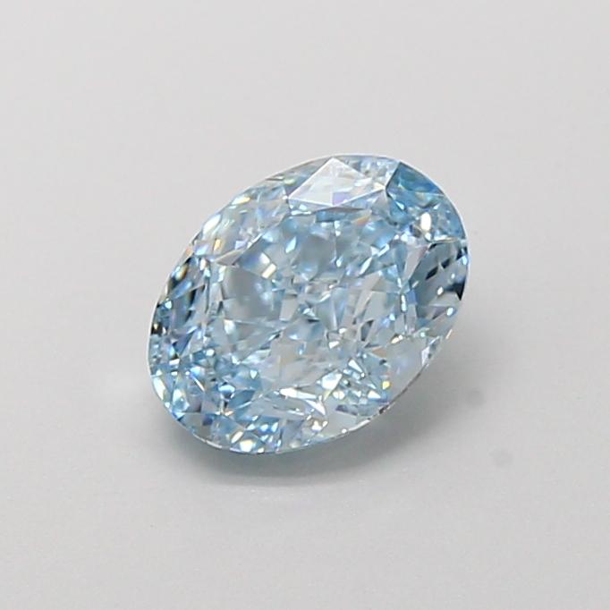 1.25 Ct. Fancy Intense Blue Oval Lab Grown Diamond