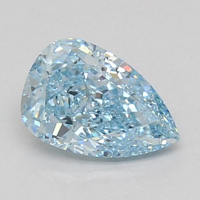 1.60 Ct. Fancy Vivid Blue Pear Lab Grown Diamond