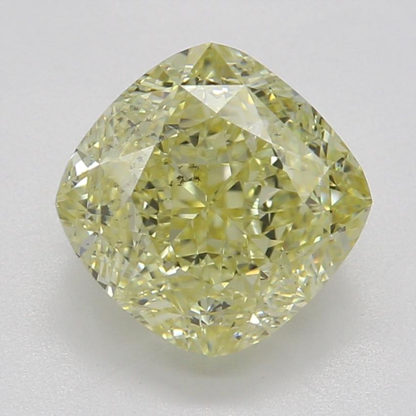 1.50 Ct. Fancy Yellow Cushion Diamond