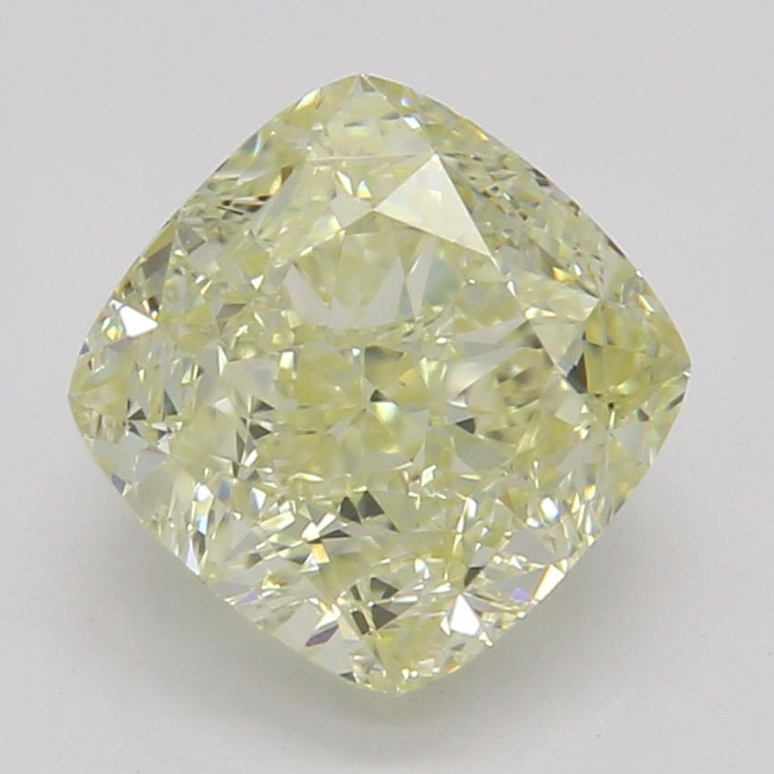 1.34 Ct. Fancy Light Yellow Cushion Diamond