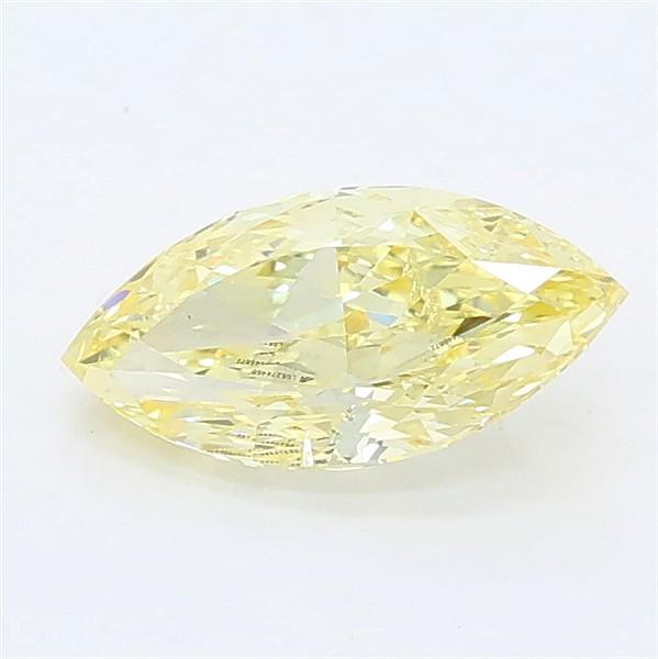 0.82 Ct. Fancy Intense Yellow Marquise Lab Grown Diamond