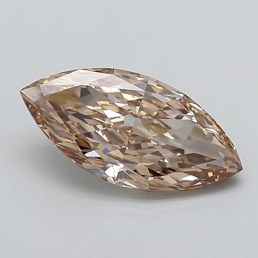 2.22 Ct. Light  Brown Marquise Lab Grown Diamond