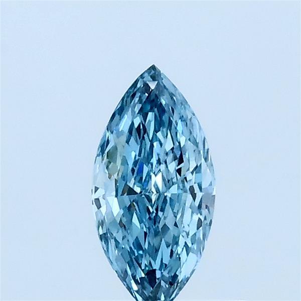 0.33 Ct. Fancy Vivid Blue Marquise Lab Grown Diamond
