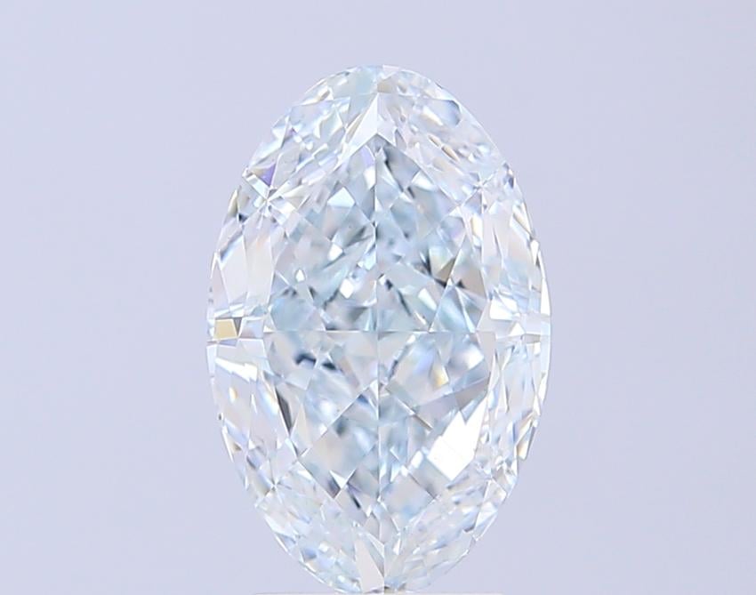 3.03 Ct. Fancy Green Oval Lab Grown Diamond