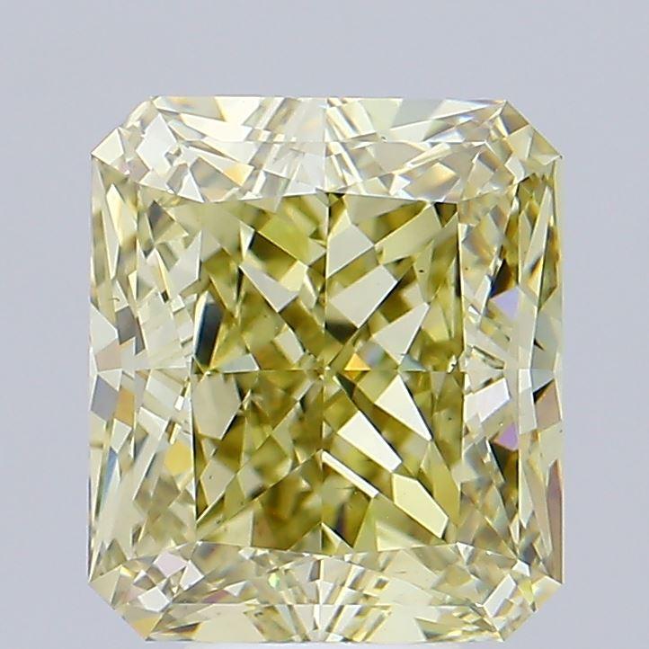 8.02 Ct. Fancy Yellow Radiant Lab Grown Diamond