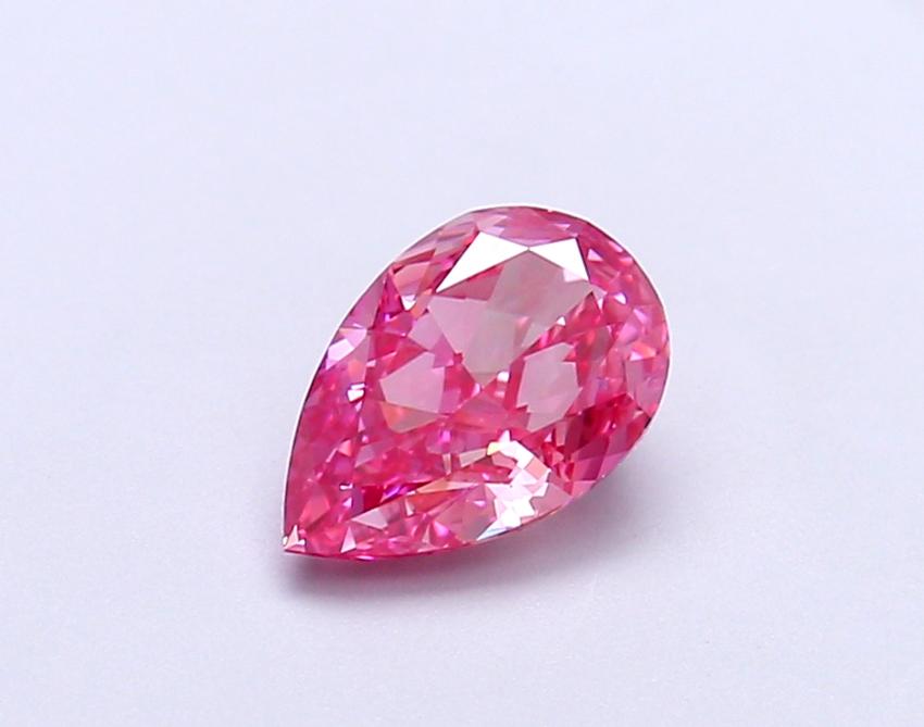 1.05 Ct. Fancy Vivid Pink Pear Lab Grown Diamond