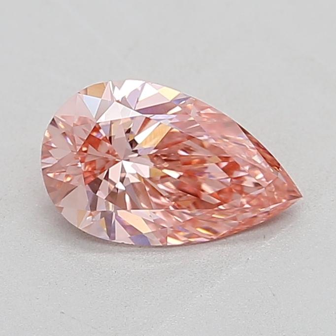 1.10 Ct. Fancy Vivid  Pink Pear Lab Grown Diamond