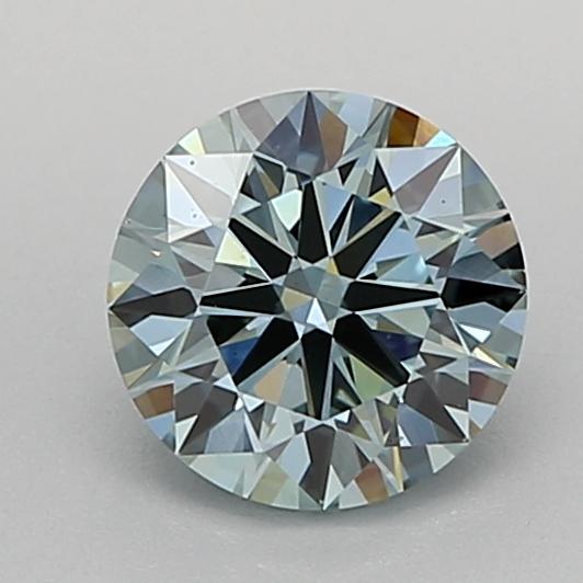 1.03 Ct. Fancy Intense  Blue Round Lab Grown Diamond