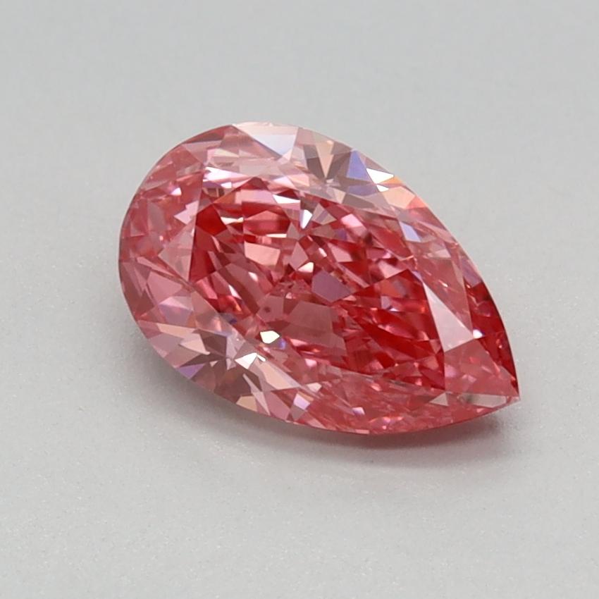 0.77 Ct. Fancy Vivid Pink Pear Lab Grown Diamond