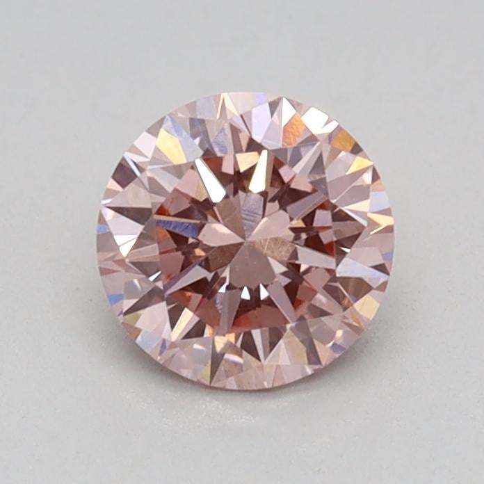 0.48 Ct. Fancy Intense Pink Round Lab Grown Diamond