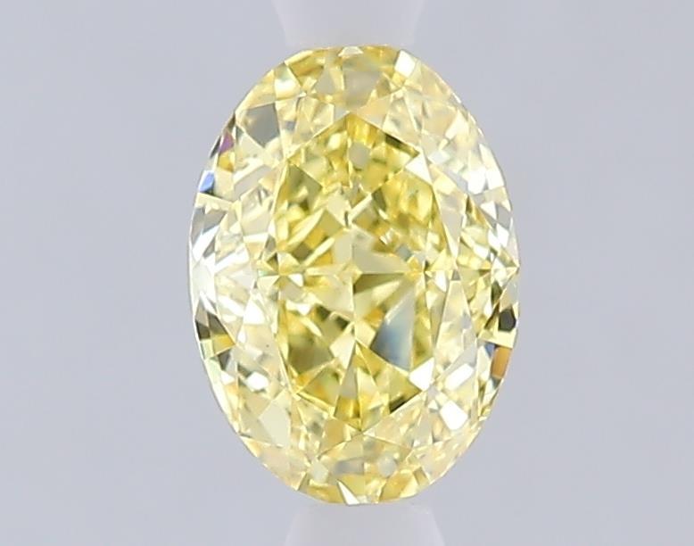 1.08 Ct. Fancy Vivid Yellow Yellow Oval Lab Grown Diamond
