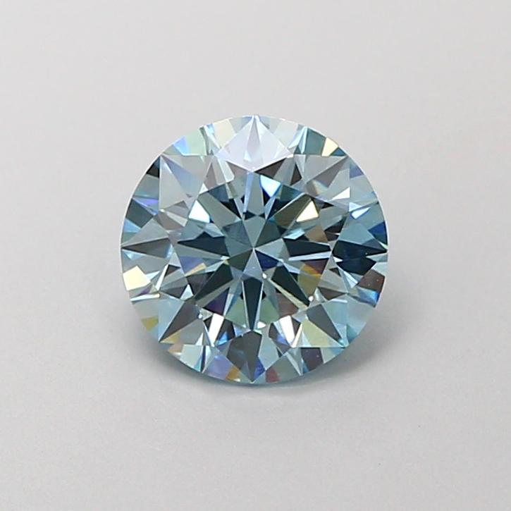 1.04 Ct. Fancy Intense Blue Round Lab Grown Diamond