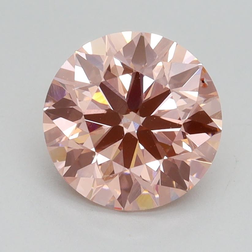 1.78 Ct. Fancy Intense Pink Round Lab Grown Diamond
