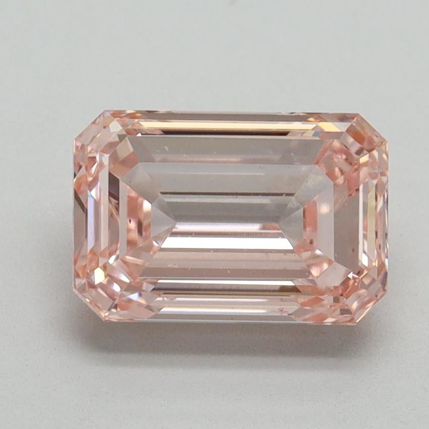 2.02 Ct. Fancy Intense Pink Emerald Lab Grown Diamond