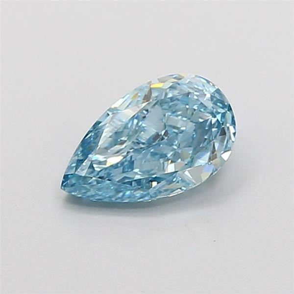 1.02 Ct. Fancy Vivid  Blue Pear Lab Grown Diamond