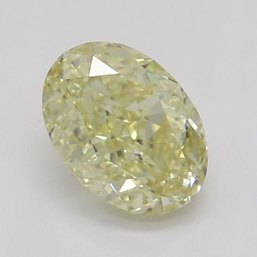 0.50 Ct. Fancy Yellow Oval Diamond