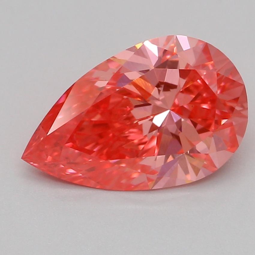 1.03 Ct. Fancy Vivid Pink Pear Lab Grown Diamond