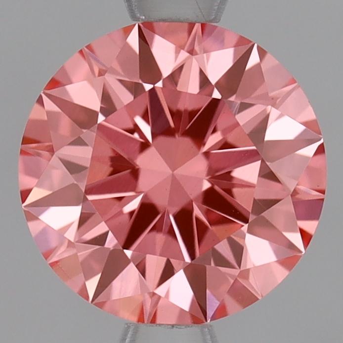1.03 Ct. Fancy Vivid Pink Round Lab Grown Diamond