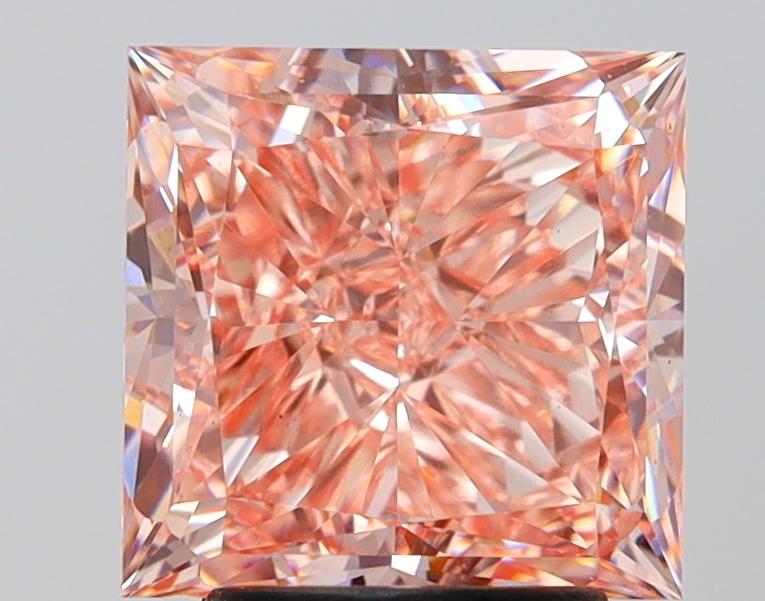 3.40 Ct. Fancy Vivid Pink Princess Lab Grown Diamond