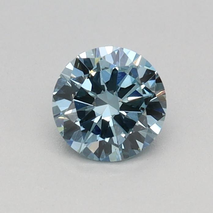 0.32 Ct. Fancy Intense Blue Round Lab Grown Diamond