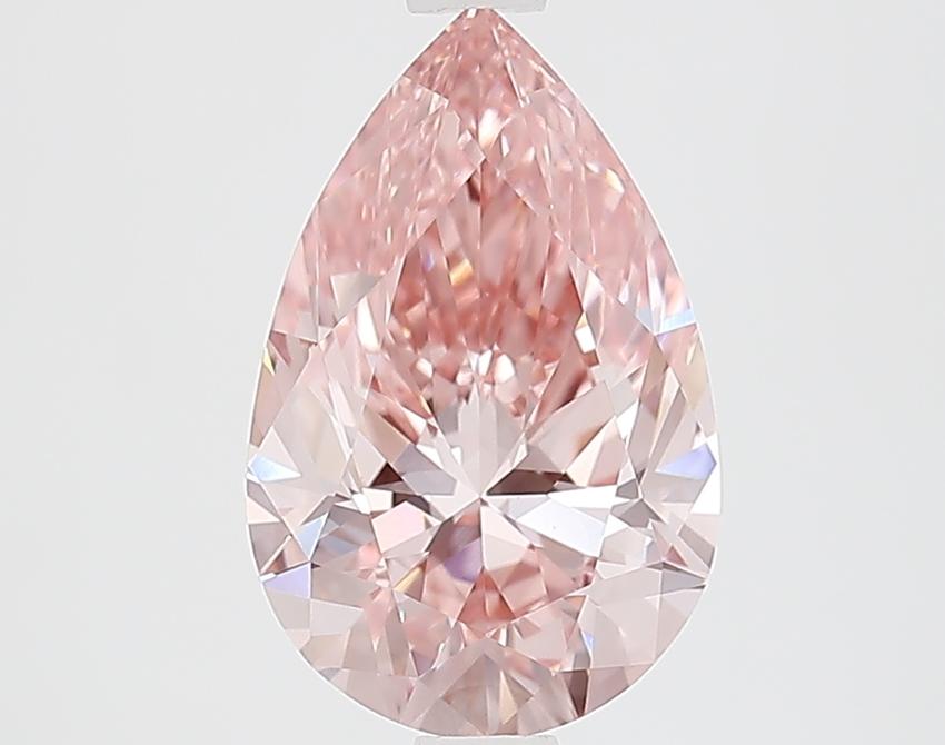 2.06 Ct. Fancy Vivid Pink Pear Lab Grown Diamond