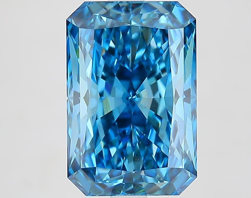 4.11 Ct. Fancy Vivid Pink Radiant Lab Grown Diamond