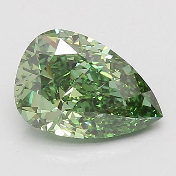 1.50 Ct. Fancy Vivid Green Pear Lab Grown Diamond