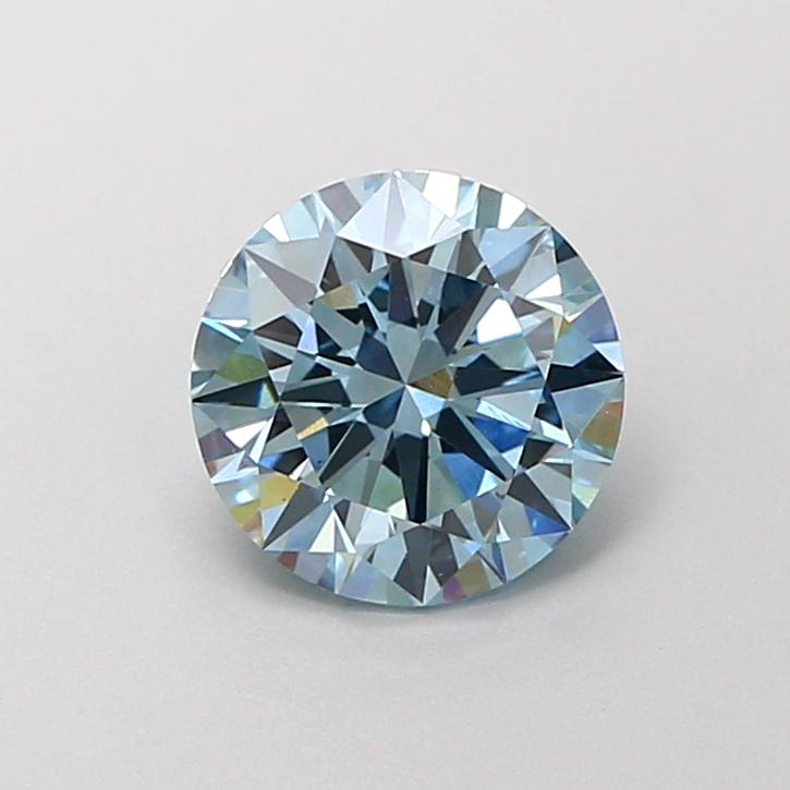 1.20 Ct. Fancy Vivid  Blue Round Lab Grown Diamond