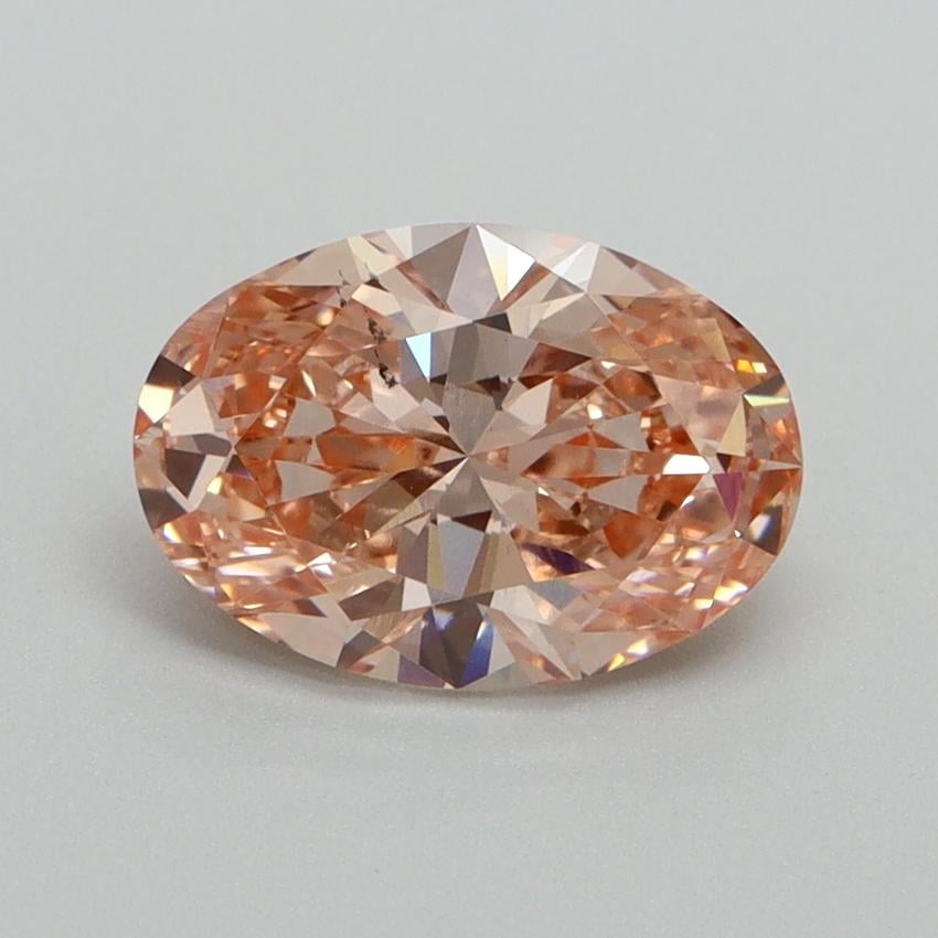 1.51 Ct. Fancy Vivid Pink Oval Lab Grown Diamond