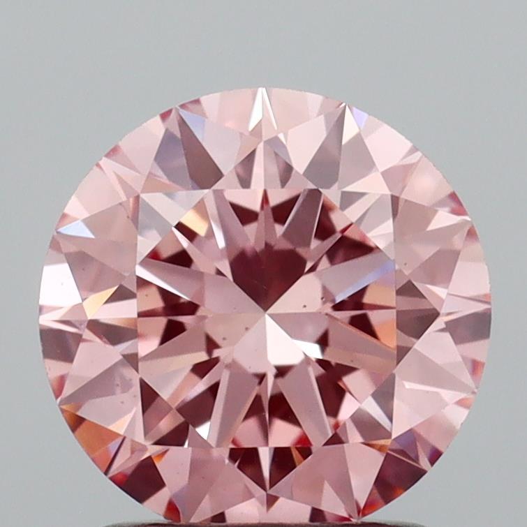 1.49 Ct. Fancy Intense  Pink Round Lab Grown Diamond
