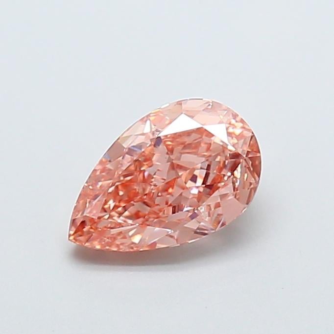 1.63 Ct. Fancy Intense Brown Pink Pear Lab Grown Diamond