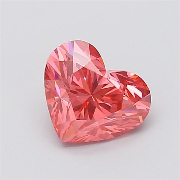 2.00 Ct. Fancy Vivid  Pink Heart Lab Grown Diamond
