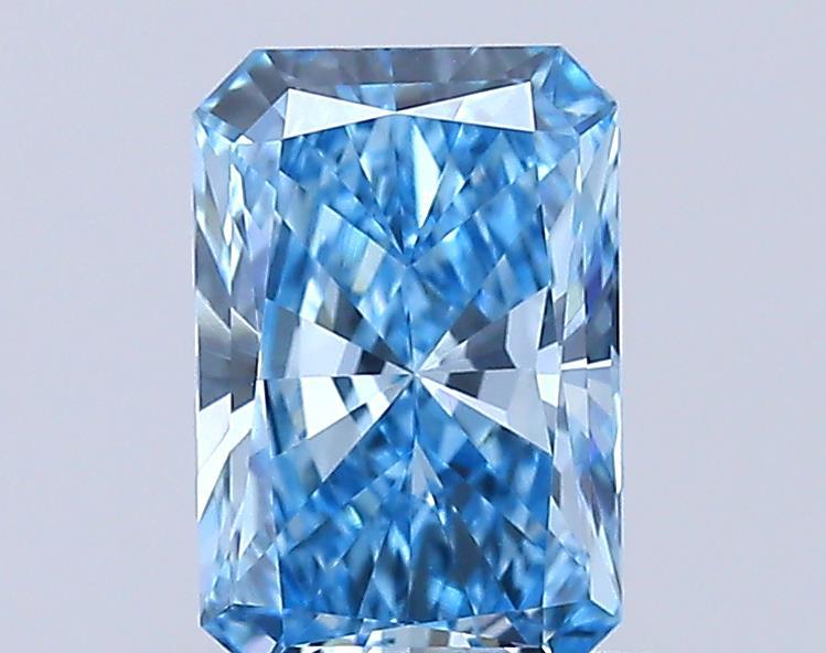 0.94 Ct. Fancy Vivid Blue Radiant Lab Grown Diamond