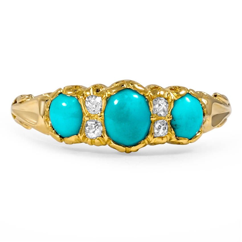 Victorian Turquoise Vintage Ring