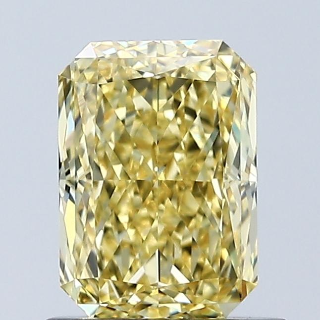 1.07 Ct. Fancy Vivid Yellow Radiant Lab Grown Diamond