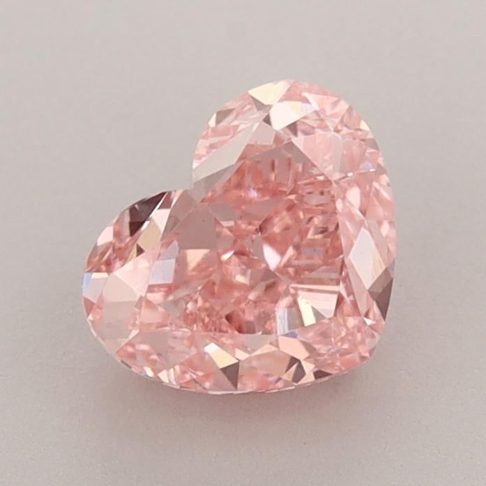 1.54 Ct. Fancy Vivid  Pink Heart Lab Grown Diamond