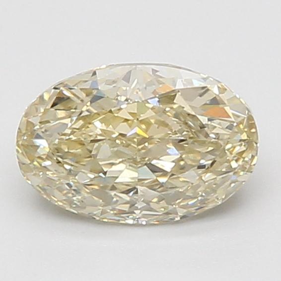 1.44 Ct. Fancy Light Yellow Oval Lab Grown Diamond