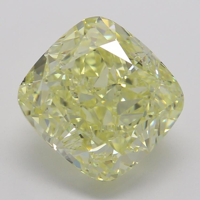3.52 Ct. Fancy Yellow Cushion Diamond
