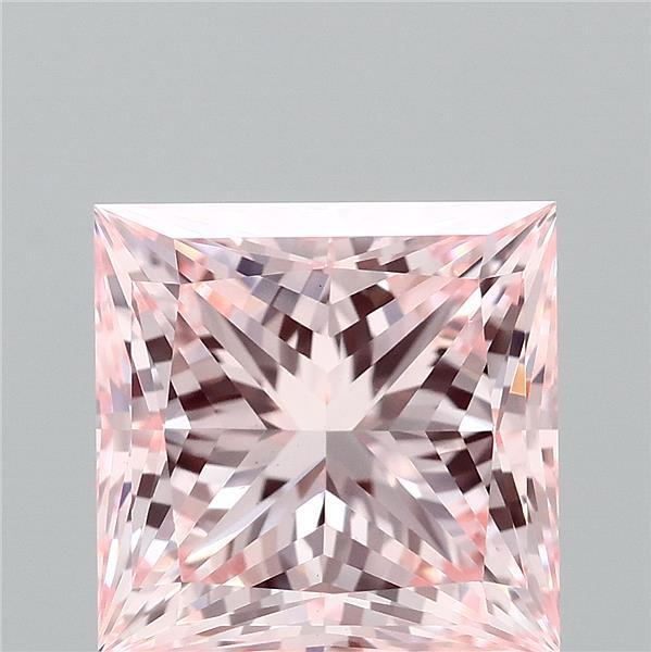 2.40 Ct. Fancy Intense Pink Princess Lab Grown Diamond