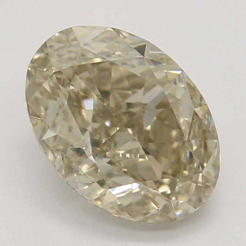 1.08 Ct. Fancy Light Brownish Yellow Oval Diamond