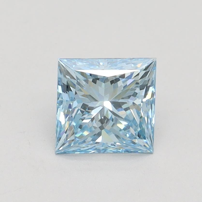 1.02 Ct. Fancy Intense Blue Princess Lab Grown Diamond