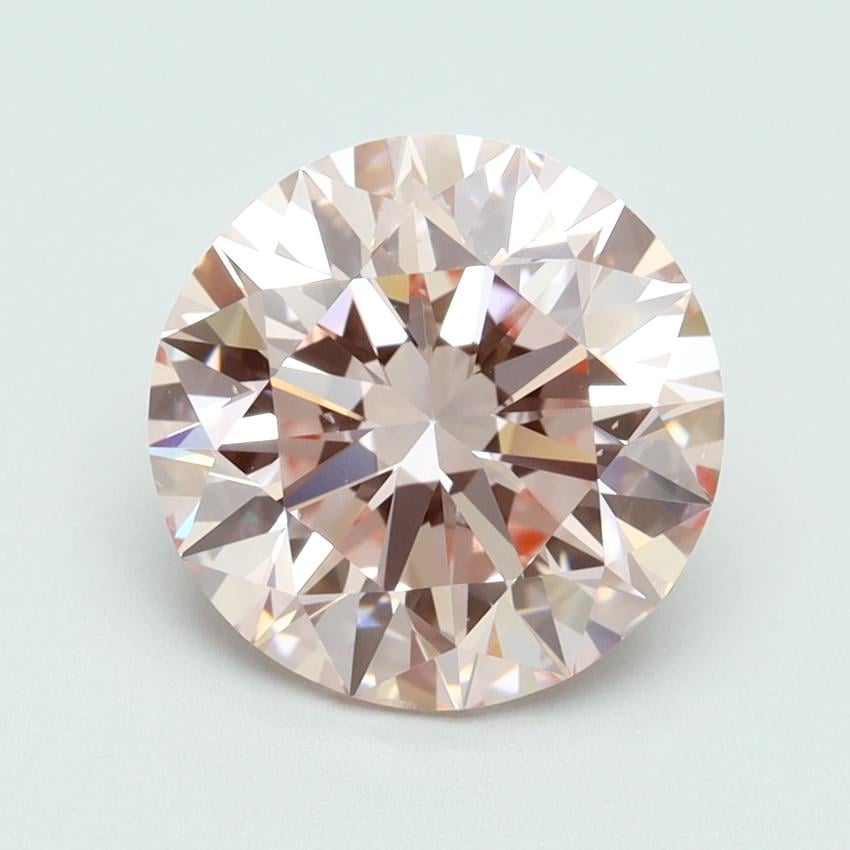3.50 Ct. Fancy Intense Pink Round Lab Grown Diamond
