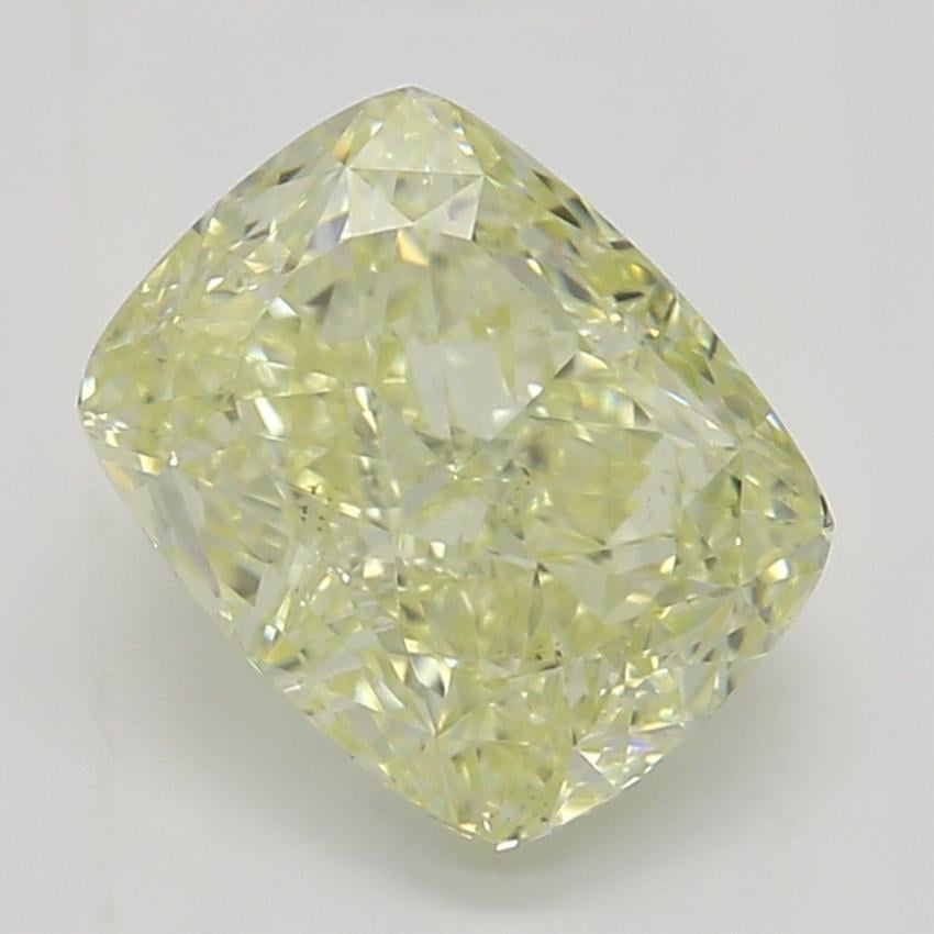 1.16 Ct. Fancy Light Yellow Cushion Diamond