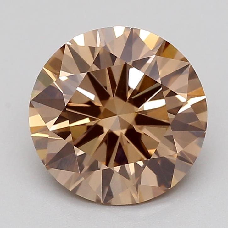 1.45 Ct. Fancy Light  Brown Round Lab Grown Diamond