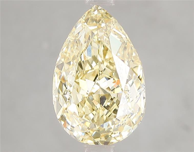 3.09 Ct. Fancy Intense Yellow Pear Lab Grown Diamond