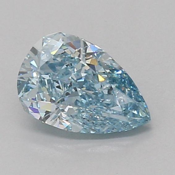 1.00 Ct. Fancy Vivid Blue Pear Lab Grown Diamond