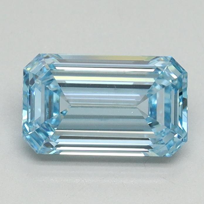 1.04 Ct. Fancy Intense Blue Emerald Lab Grown Diamond